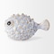 Homeroots Petite Off White Puffer Fish Sculpture 392486 - alternate 8