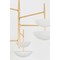 Corbett Lighting Evander 55 in. Chandelier Vintage Gold Leaf/Gesso White 477-55-VGL/GSW - alternate 6