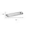 Homeroots 24in Silver Mirrored Glass Handmade Vanity Tray With Handles 713544 - alternate 6