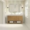James Martin Vanities Breckenridge 60 in. Double Vanity, Light Natural Oak, w/ 3 CM Eternal Jasmine Pearl Quartz Top 330-V60D-LNO-3EJP - alternate 4