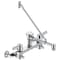Delta Commercial 28C2: Two Handle 8 In Wallmount Service Sink Faucet 28C2383-AC - alternate 1