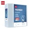 Deli Heavy Duty View Binder 4in, Letter, 3-Sided D-Ring, 4 Pockets, White, 4PK CF577-WH - alternate 1