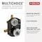 Delta MultiChoice Universal Integrated Shower Diverter Rough Universal Inlets / Outlets R22000-WS - alternate 5