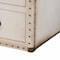 Baxton Studio Mallison Vintage White Canvas 3-Drawer End Table 251-13915-ZORO - alternate 6