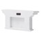 Homeroots Classic White Two Hook Hanging Coat Rack 397773 - alternate 7