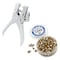 Kings County Grommet Tool Document Fastener w/ Eyelets Brass-Plated Grommet Press Punches & Rivets Pliers GW25S07-25S07-03 - alternate 1