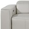 Homeroots 104" Light Gray Top Grain Leather Reclining Metal USB Sofa 720440 - alternate 7