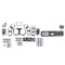 Ilc ILC 386 (2016) Replacement Chrome Dash Bezel and Trim Kit 386 YEAR 2016 CHROME DASH BEZEL AND TRIM KIT - alternate 1