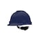 Msa Safety V-Gard Slotted Cap, HDPE, Fas-Trac III Suspension, Type I, Class E, Dark Blue (standard size) 802972 - alternate 1