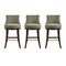 Manhattan Comfort Lucia Barstool in Leaf Green, 3PK 3-BS025-GR - alternate 9