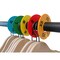 Nahanco Colorful Round Clothing Size Dividers, 5 Mixed Colors, Black Print5 Sizes, 5 pcs. each, 25PK CCKIT2 - alternate 3