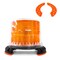 Helios Amber LED Beacon Warning Light with Permanent Base (Amber Lens) HE-XB-SPA-W - alternate 1