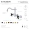 Kingston Brass Double-Handle Wall Mount Bathroom Faucet, Oil Rubbed Bronze KS1255PKX - alternate 2
