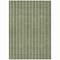 Homeroots 10' X 14' Olive Green And Ivory Striped Washable Indoor Outdoor Area Rug 595888 - alternate 7