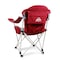 Picnic Time Family Of Brands NCAA Ohio State Buckeyes Reclining Camp Chair - Beach Chair for AdultsDark Red 803-00-100-444-0 - alternate 1