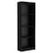 Homeroots Set of Two Black Wood Multi Tier Bookcases 546334 - alternate 7