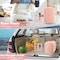 Hansburg Mini Fridge for Car Bedroom Skincare Cooler Warmer Portable 4 Liter/6 Can with 12v AC/DC/USB Pink MF-4-Pink - alternate 5