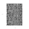 Homeroots 5' X 8' Black And Ivory Abstract Washable Indoor Outdoor Area Rug 588493 - alternate 6