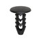Auveco Renault/Dacia/Fiat Black Nylon Retainer, 15mm Head 8mm Stem Diameter, 17mm Stem Length, 25PK 21802 - alternate 1