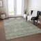Homeroots 10' X 14' Sage And Ivory Abstract Washable Indoor Outdoor Area Rug 605565 - alternate 7