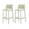 Lagoon Sensilla Resin Stackable Bar Stool, 2PK 7211V4-BSLGS - alternate 1