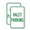 Signmission Valet Parking, 18'' X 24'' 2 Signs, Heavy Gauge Aluminum, 2PK A-1824-2PACK-22748 - alternate 1