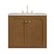 James Martin Vanities Laurent 30" Single Vanity, Honey Oak w/ 3 CM Siberian Silestone Top 545-V30-HNO-3SFR - alternate 8
