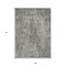 Homeroots 9' X 12' Gray Beige And Black Geometric Washable Indoor Outdoor Area Rug 577563 - alternate 6