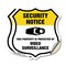Signmission Security Notice Shield Sign This Propert, 12 inch X 12 inch, Vinyl Decal, 2PK SHI-D-2PACK-12-461 - alternate 1