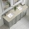 James Martin Vanities Brittany 72" Double Vanity, Urban Gray, w/ 3 CM Tajnar Eclos Top 650-V72-UGR-3TJR - alternate 6
