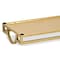 Homeroots 32in Gold Mirrored Glass Handmade Vanity Tray With Handles 713541 - alternate 8