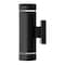 Vaxcel Chiasso, 11 in H, Black Outdoor Wall Light, 2-Light, LED, Up-Down T0821 - alternate 9