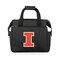 Picnic Time Family Of Brands NCAA Illinois Fighting Illini On The Go Lunch Bag Cooler - Soft Cooler Lunch Box, Black 510-00-179-214-0 - alternate 1