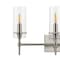 Jonathan Y Cato 21.25" 3-Light Modern Minimalist Iron/Glass LED Vanity, Nickel/Clear JYL7807B - alternate 7