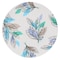 Gibson Home Tropical Sway Vineyard 12 Piece 9 Inch Round Melamine Dessert Plate Set in Blue 136423.01 - alternate 4