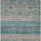 Homeroots 8' X 10' Teal Blue Salmon And Beige Medallion Washable Indoor Outdoor Area Rug 615917 - alternate 7