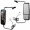 Ilc FREIGHTLINER CORONADO 132 GLIDER YEAR 2012 CHROME HEATED POWER MIRROR ASSEMBLY WITH BRACKETS FRTLNR CORONADO 132 GLIDER 2012 CHR HEATED POWER M - alternate 2