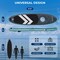 Serenelife 10 ft 6 in Inflatable Stand-Up Paddle Board with Window SLSUPCL01 - alternate 4