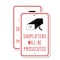 Signmission Shoplifters Will Be Prosecuted, 12'' X 18'' 2 Signs, Heavy Gauge Aluminum, 2PK A-1218-2PACK-2934 - alternate 1