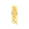 Prime-Line Door Pull, 1-3/8 in W, 3/8 in D, 3-1/4 in H, Steel, Brass N 6826 - alternate 4