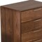 Homeroots 30" Walnut Solid Wood Five Drawer Chest 473064 - alternate 6