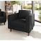 Flash Furniture HERCULES Artemis Black LeatherSoft Reception Chair w/2 AC Outlets/1 USB/1 USB-C Ports ZB-8921-1S-BLK-GG - alternate 7