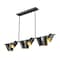 Z-Lite Lumina Matte Black 9 Light Linear Chandelier 7520-9L-MB - alternate 7