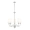 Z-Lite Katerina 5 Light Chandelier, Brushed Nickel, 24 In W x 26.5 In H 1950-5BN - alternate 1
