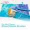 Princeton Select Artiste Brush Set No. 13, Synthetic Bristles, Short Handle Mixed Media, 4-Piece Set, 2PK P3750SET113 - alternate 7