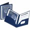 Oxford ViewFolio Letter Pocket Folder, Blue OXF57441 - alternate 2