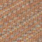Homeroots 5' X 8' Orange And Taupe Striped Washable Indoor Outdoor Area Rug 610559 - alternate 7