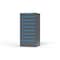 Strong Hold 9 drawer cabinet - (9x 5ft) - Blue accents - Keyed Different S3060-PPDAS-0905FS - alternate 3