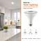 Euri Lighting PAR38 LED Bulbs, 12W, 1050 lm, 100W Eq., 5000K, E26, Dimmable, CEC/UL, 2PK EP38-12W5050cec-2 - alternate 7