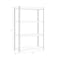Hirsh 3800 Riveted Steel Shelving 4-Shelf Unit, 16D x 30W x 60H, Black 17125 - alternate 5
